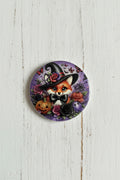 Halloween acrylic tag pendant for keychains in spooky design – sold individually