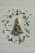 4cm metal Christmas pendant for festive jewellery making, keychains and craft projects