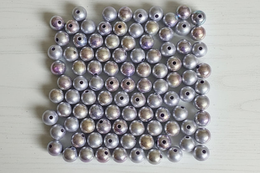 16mm High Quality Pearlescent Beads - pack 5