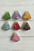 Acrylic Christmas tree charm for bead pens and keychains
