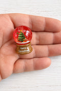 Christmas snow globe bead for pens, sold individually