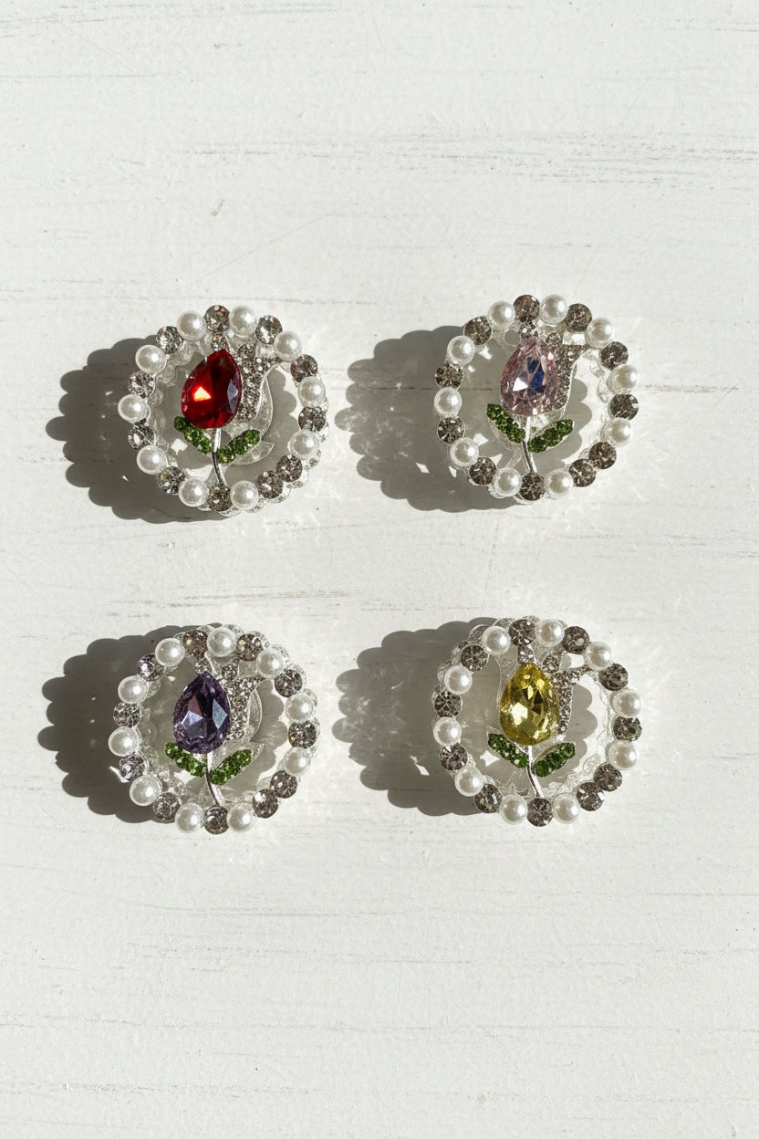 Tulip Metal Fancy Beads - sold individually