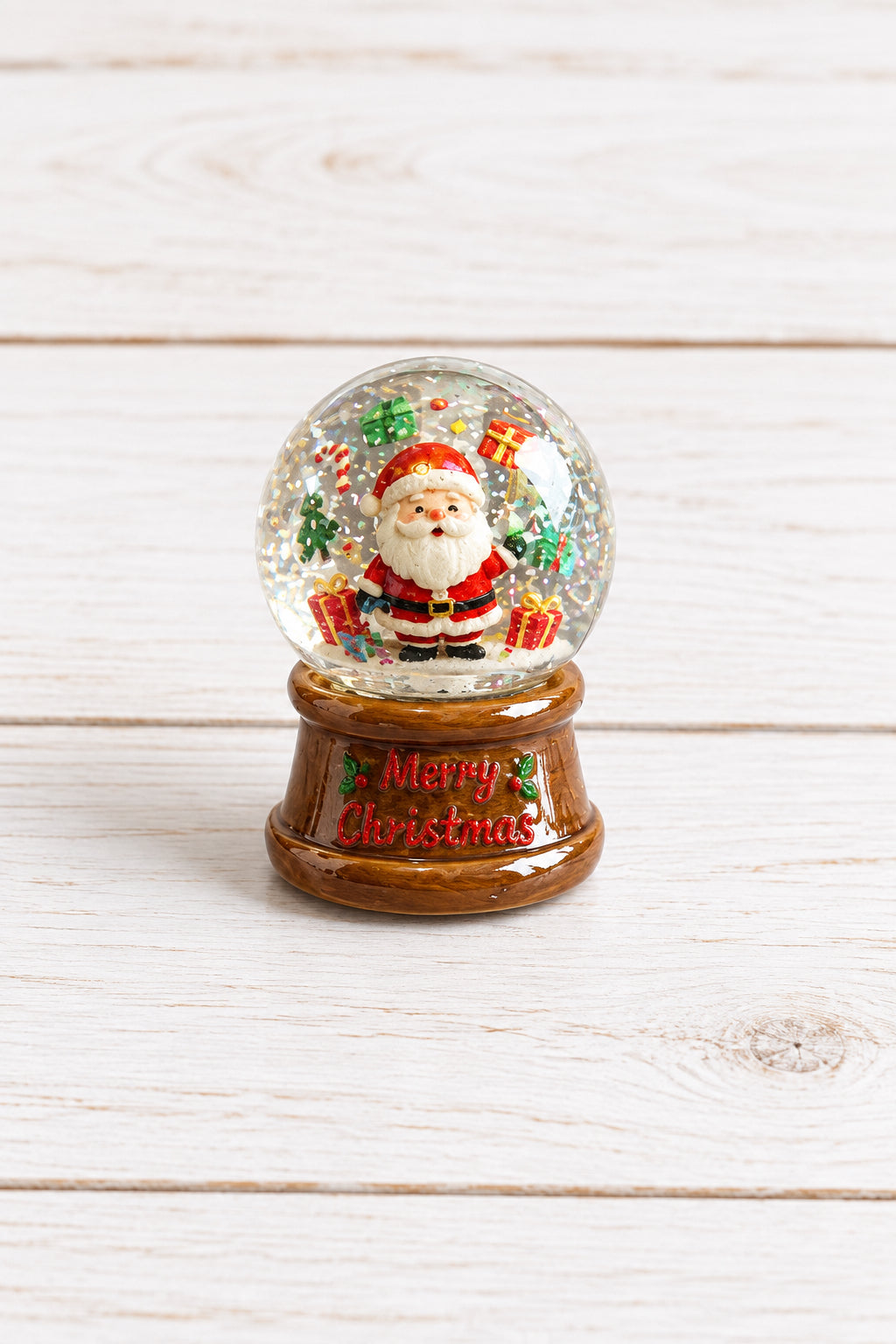 Christmas snow globe bead for pens, sold individually
