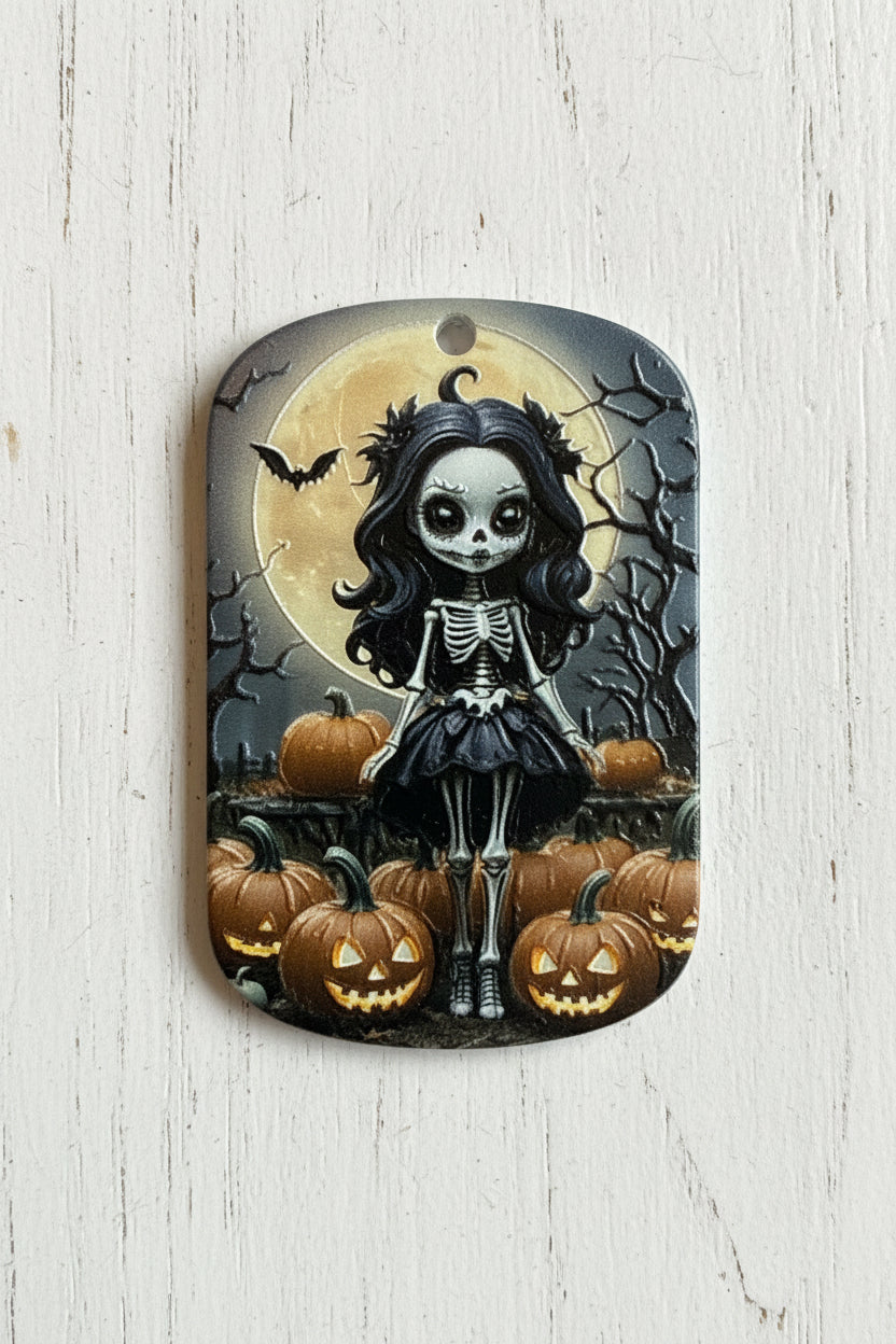 Horror acrylic tag for keychains – Halloween craft pendant, sold individually | Kingyscrafts