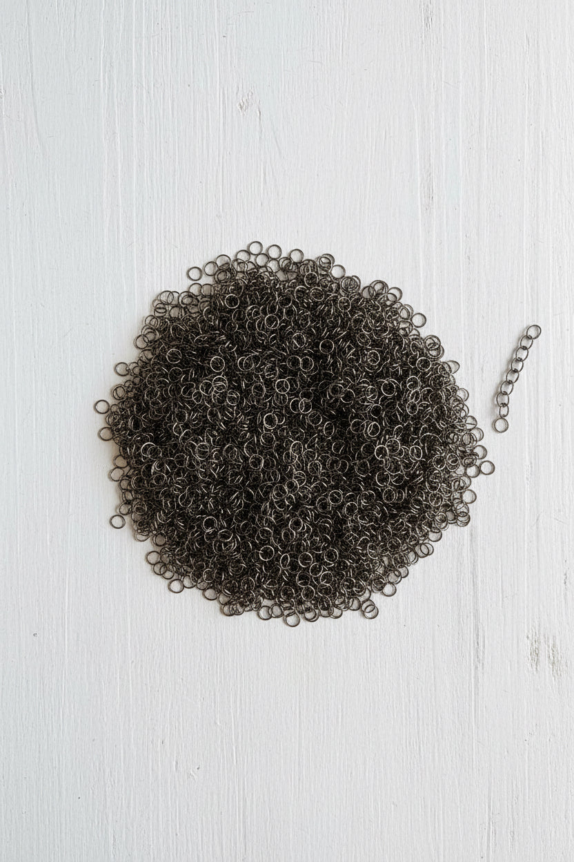 Gun Metal Chain Pre Cut - pack of 50