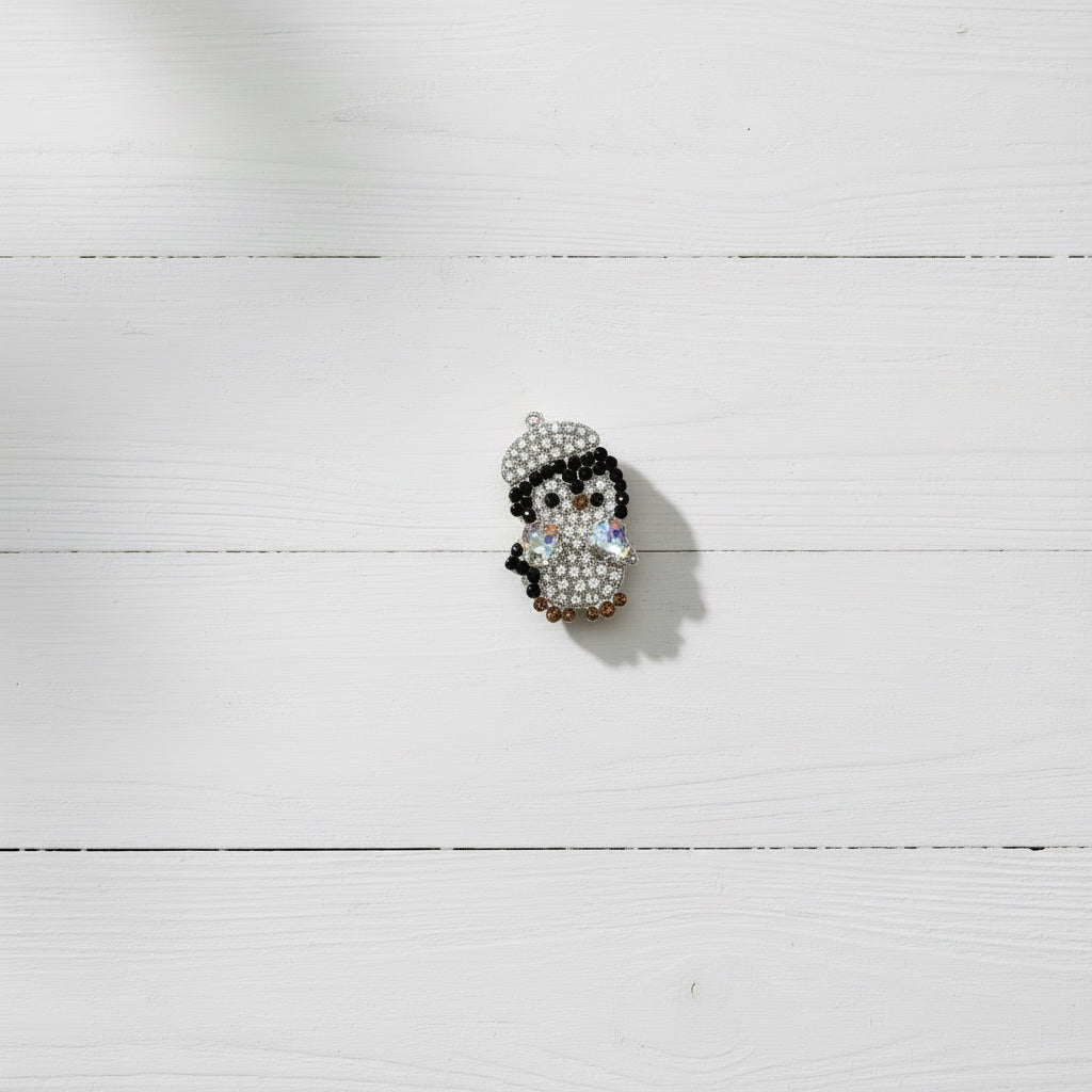 Metal Christmas penguin, sold individually