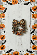 Acrylic Halloween bow set – spooky seasonal craft embellishment for Halloween pens and jewellery making | Kingyscrafts