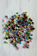 Coloured Metal Screw on Pen Toppers - pack of 10