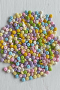 10mm Acrylic Lentil Beads - pack of 20