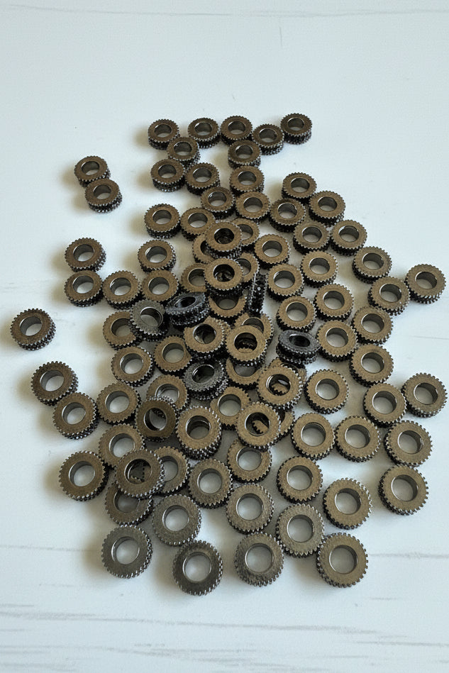 0mm premium rhinestone spacer beads pack of 5