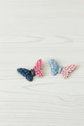 Resin Firefly Butterfly Flat Backs - pack of 3