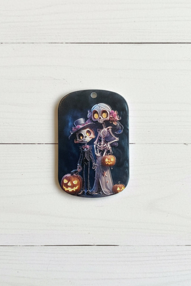 Horror acrylic tag for keychains – Halloween craft pendant, sold individually | Kingyscrafts