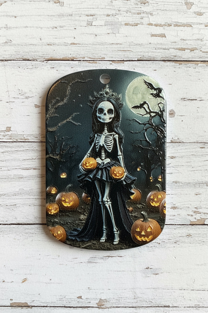 Horror acrylic tag for keychains – Halloween craft pendant, sold individually | Kingyscrafts