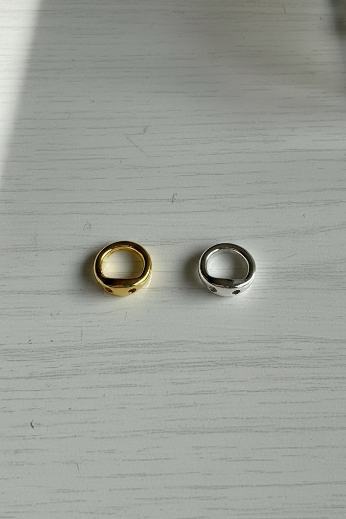 8mm Pig Nose Jump Rings - pack of 10