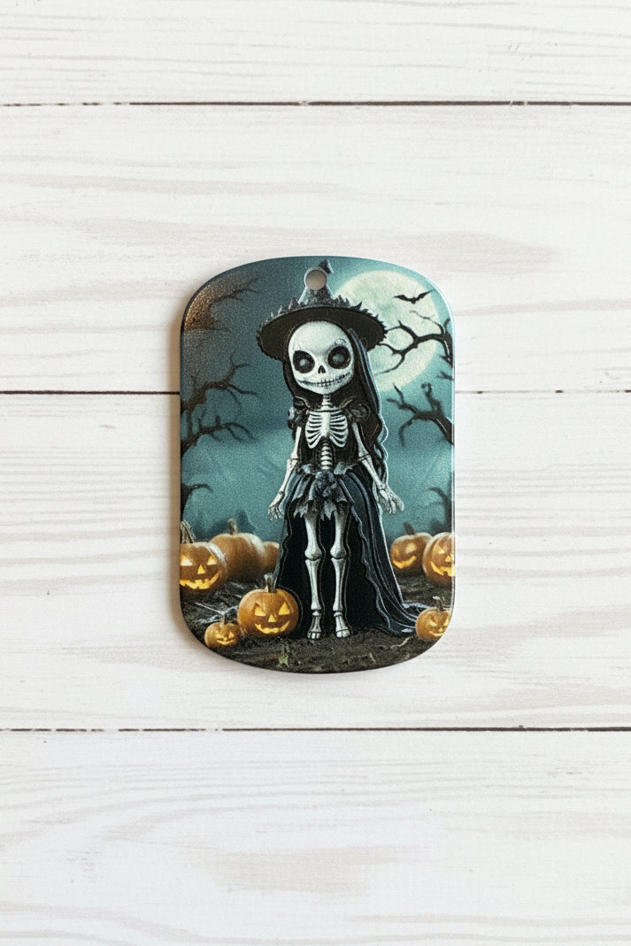 Horror acrylic tag for keychains – Halloween craft pendant, sold individually | Kingyscrafts