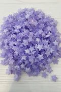 Resin Purple Flatback Stars - pack of 20