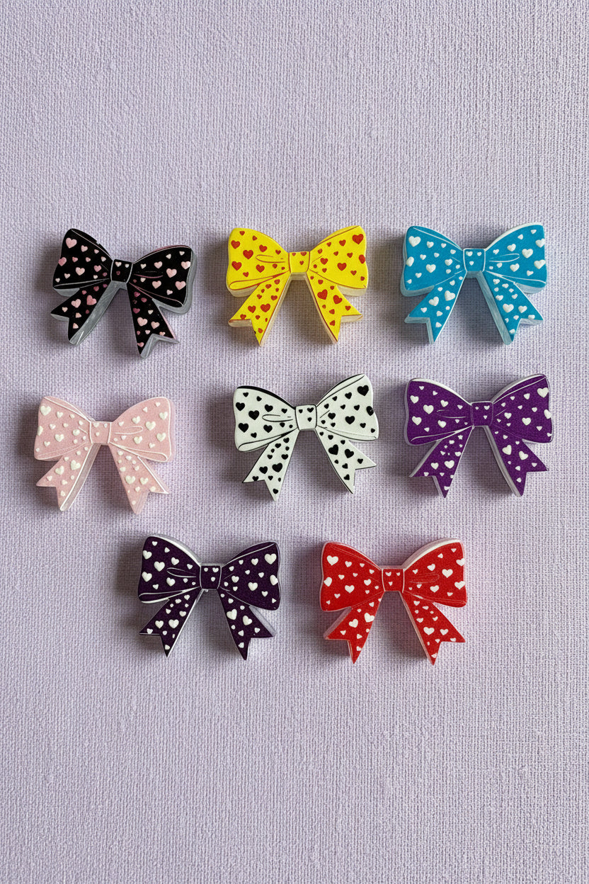 Acrylic Bows - Various Colours - Sold Individually