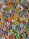 12mm Acrylic Candy Colour Wavy Spacers - pack of 20