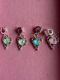 Dripping Heart Bail Beads - sold individually