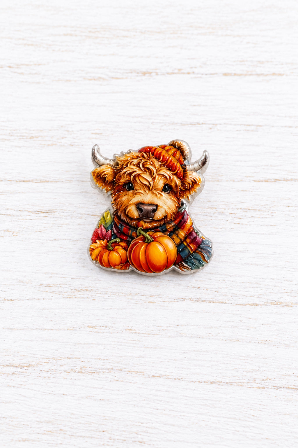 Cute cow acrylic bead, sold individually