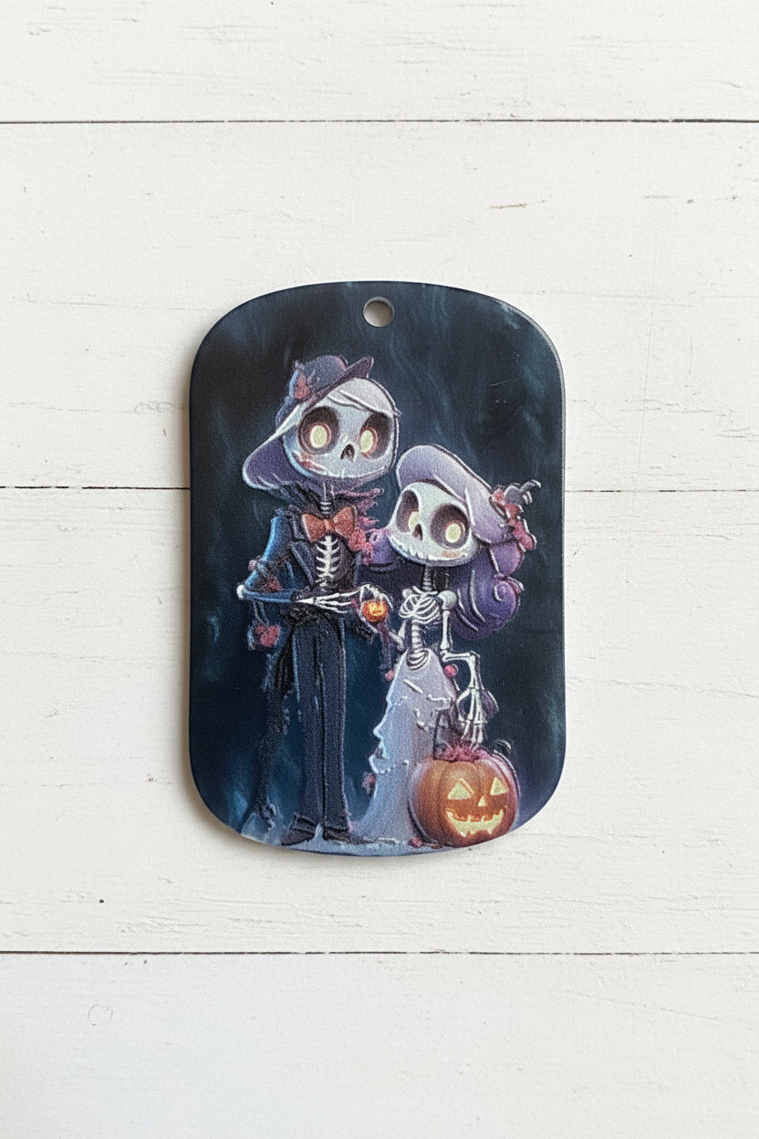 Horror acrylic tag for keychains – Halloween craft pendant, sold individually | Kingyscrafts