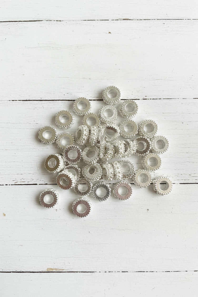 10mm Fancy Pearl Spacers - pack of 5