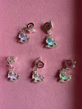 Metal Unicorn Bail Beads - Various Colours - sold individually