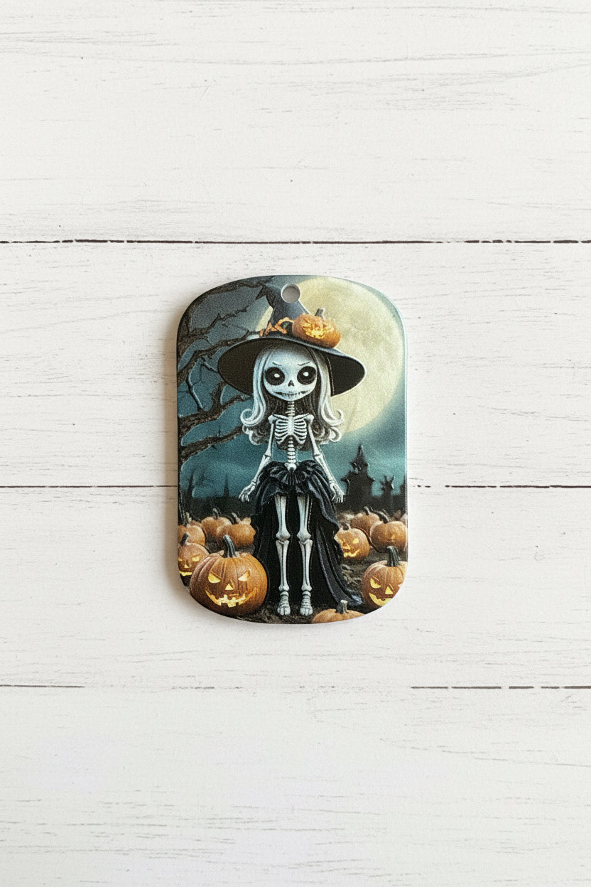 Horror acrylic tag for keychains – Halloween craft pendant, sold individually | Kingyscrafts