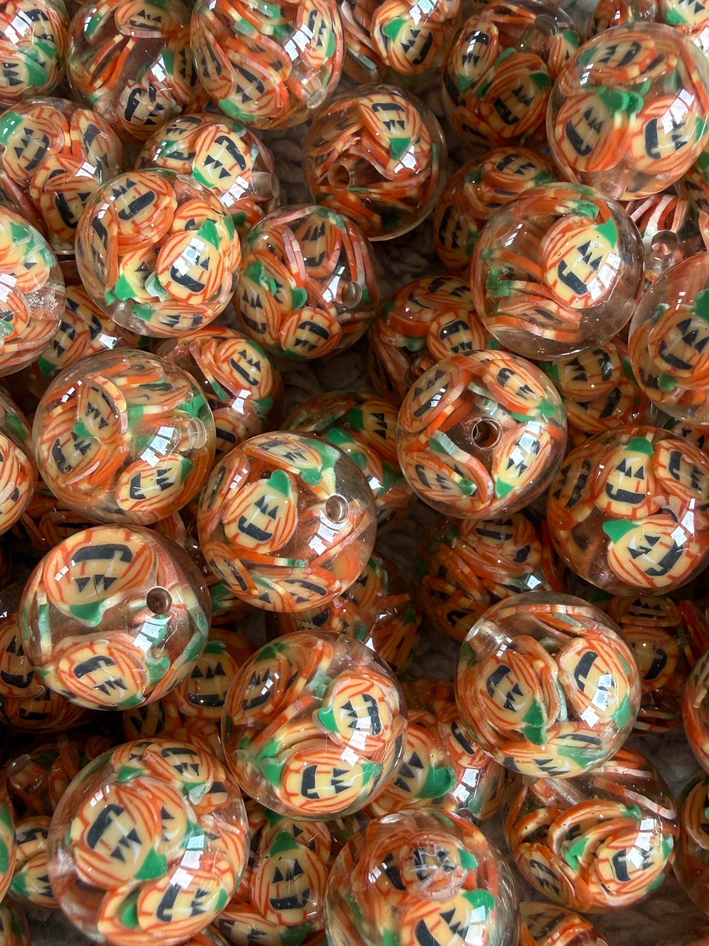 Halloween beads 16mm - pack of 10