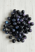 12mm Black Galaxy Colour Shift Beads - pack of 10