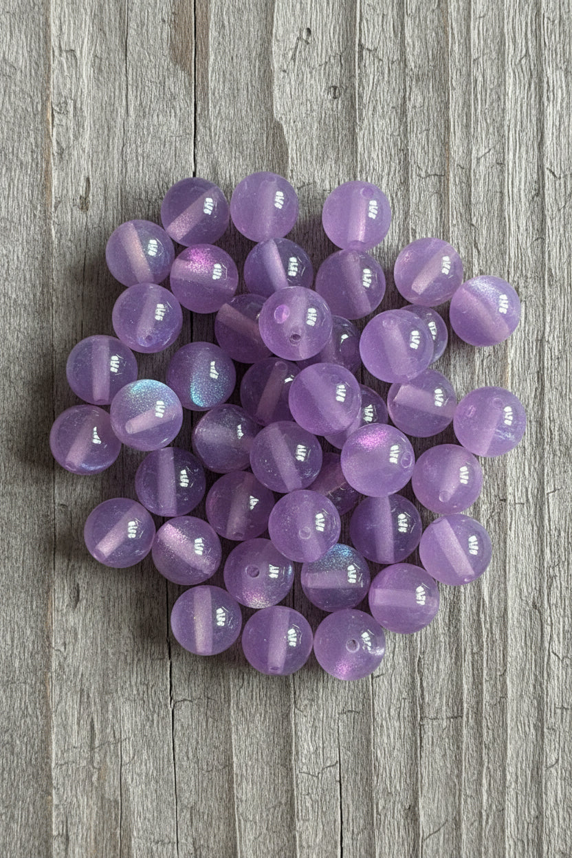 16mm Purple Aurora Beads - pack of 5