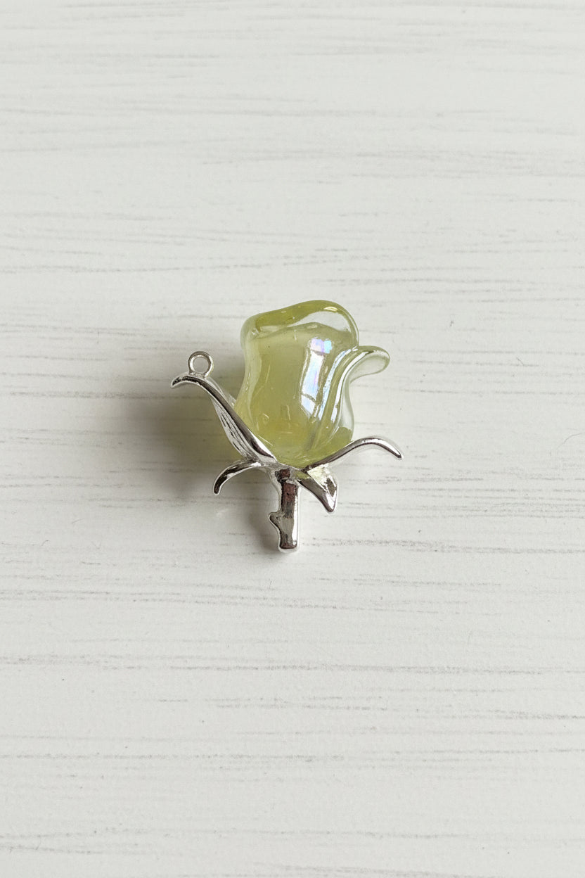 Resin Rose Pendant