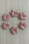 Acrylic Lotus Flower Beads for pens - pack of 10