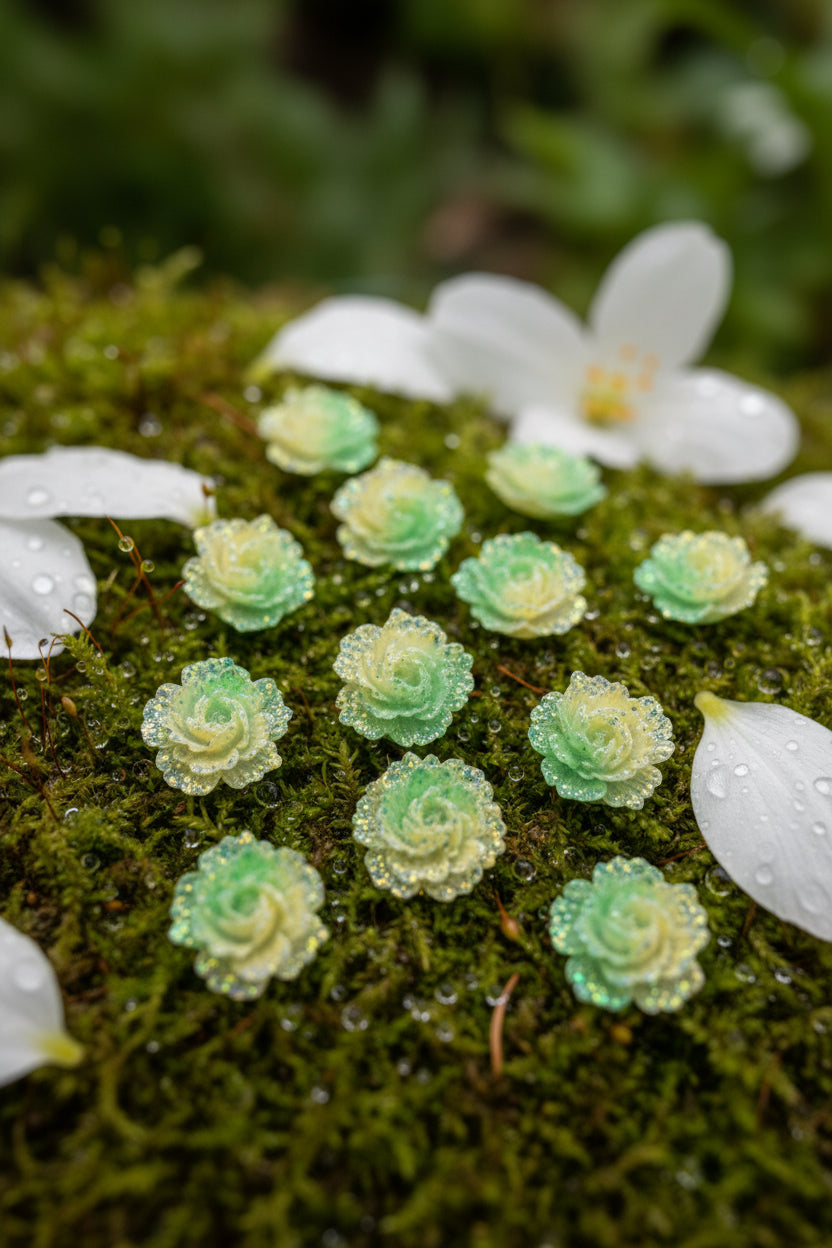 20mm Soft Flowers - pack of 10