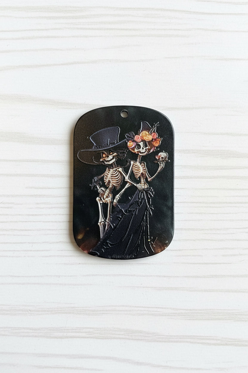 Horror acrylic tag for keychains – Halloween craft pendant, sold individually | Kingyscrafts