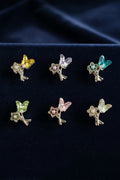 Four hole flower and butterfly beads - sold individually- fit pens
