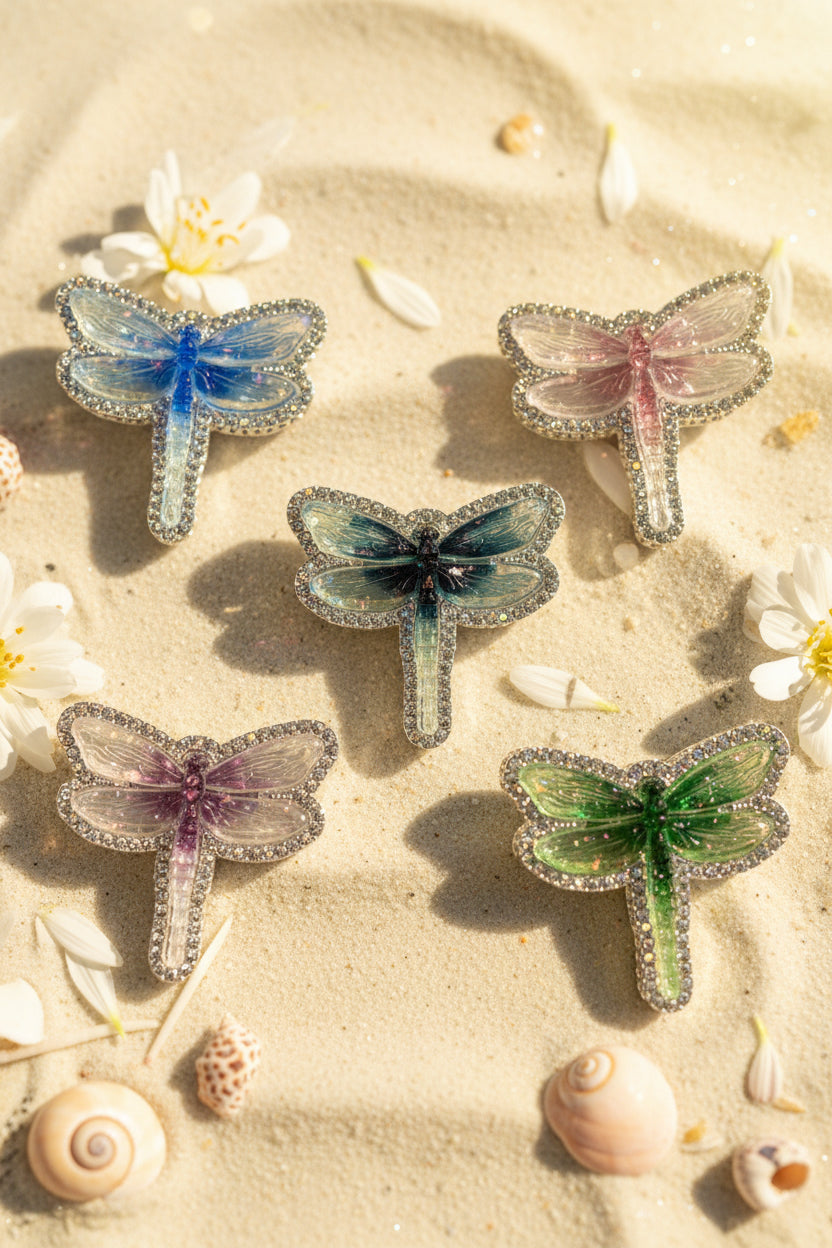Large Dragonfly Metal Beads