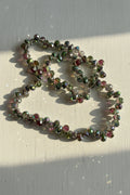 8mm Electroplated Glass Faceted Tear Drop Beads - Strand