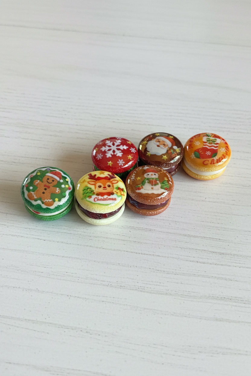 20mm Christmas Cookie Beads - fit pens - sold individually