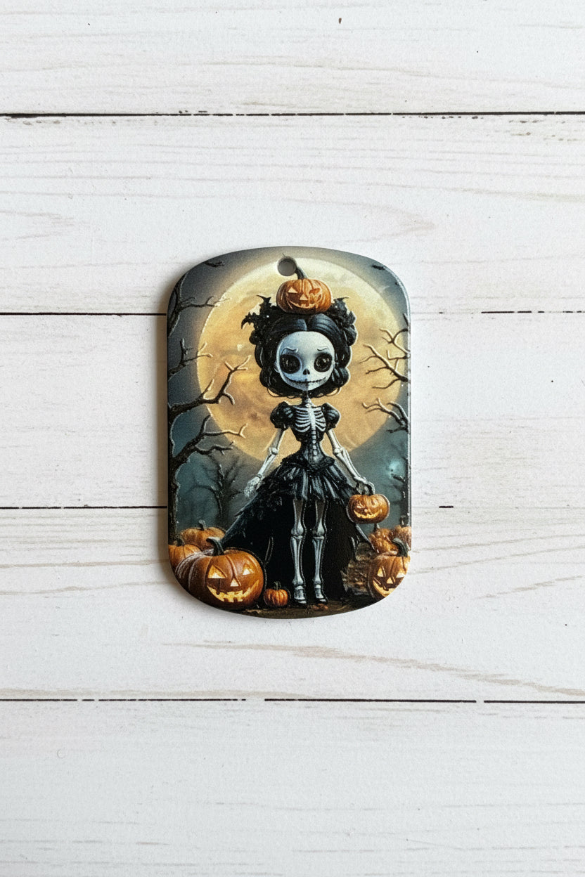 Horror acrylic tag for keychains – Halloween craft pendant, sold individually | Kingyscrafts