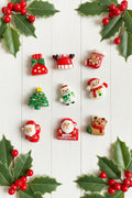 Assorted Christmas charm mix 20g pack for festive jewellery making, bead pens and craft projects