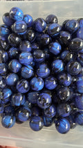 16mm Blue/Black Beads - fit pen - pack of 10