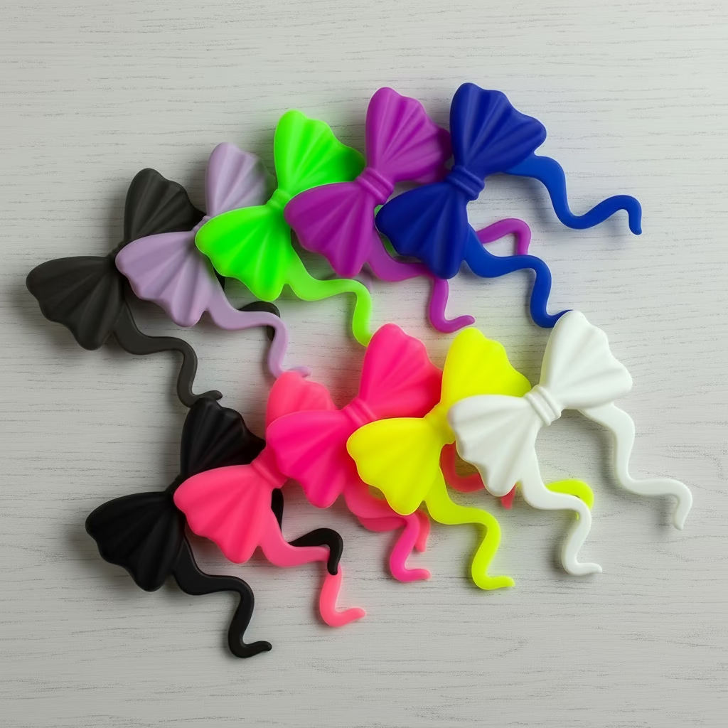 Silicone Bows - Various Colours