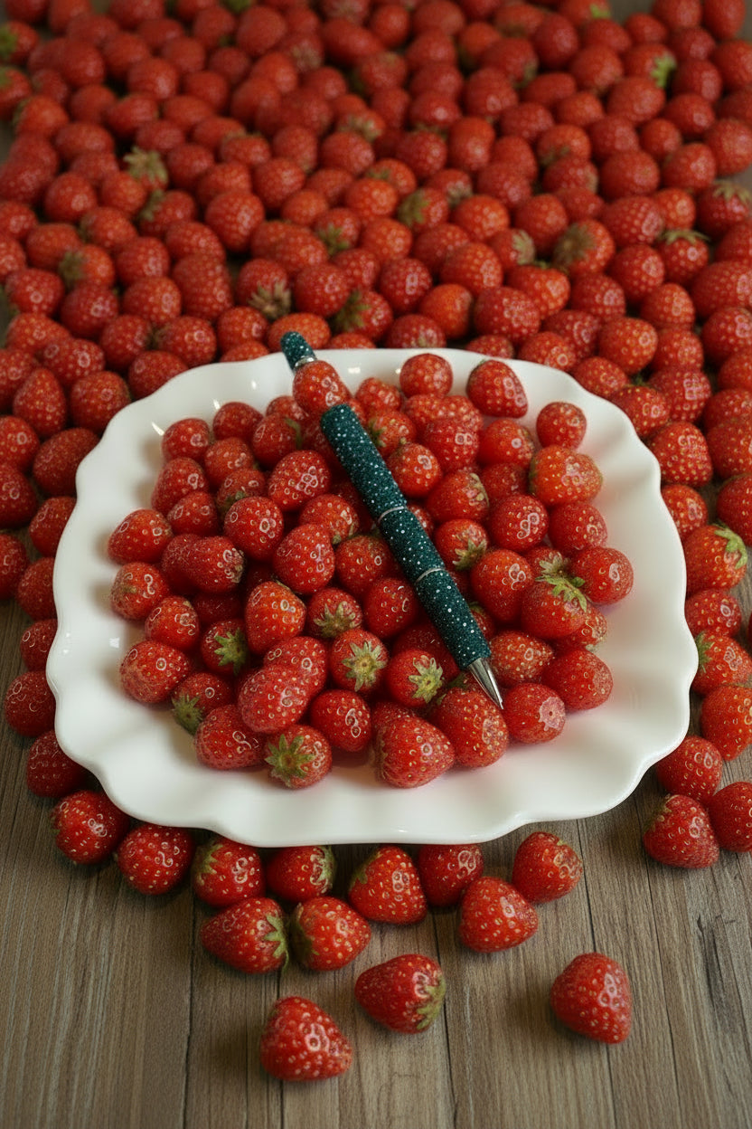 Strawberry beads
