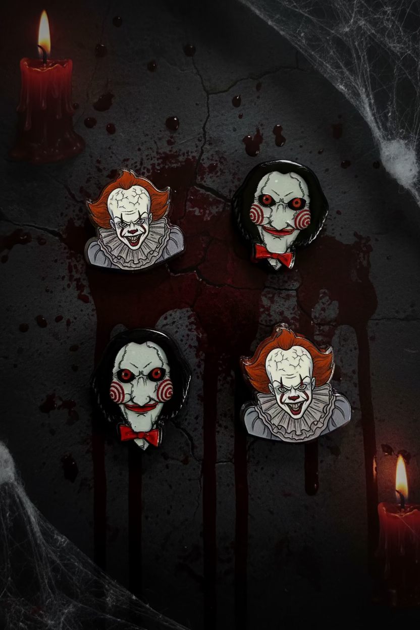 Horror acrylic beads