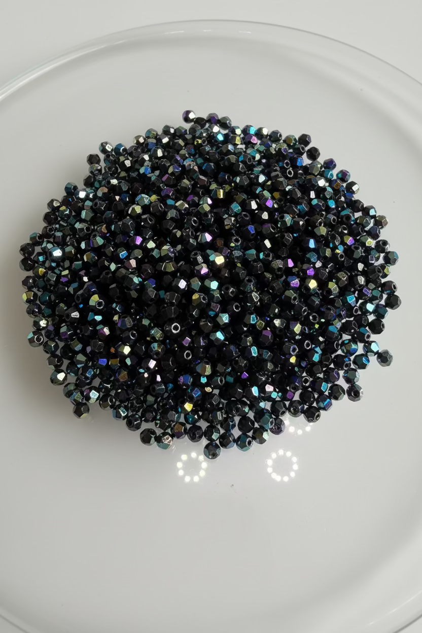 4mm Glass Faceted Beads - various colours