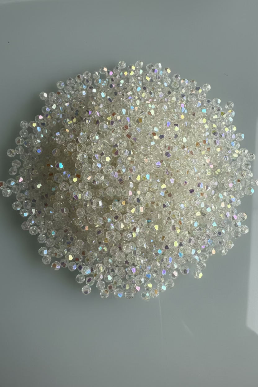 4mm Glass Faceted Beads - various colours