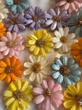 Dried Flower Cabochons - various colours