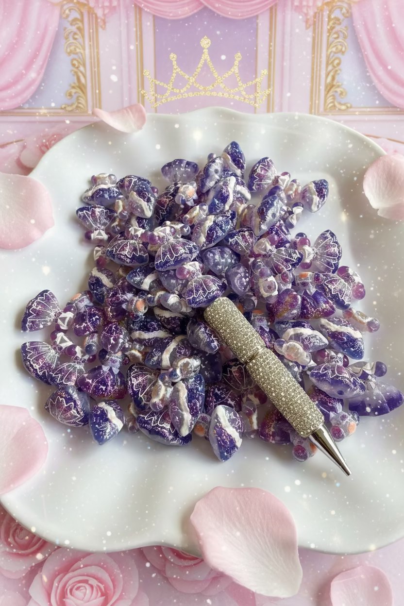 Acrylic dress beads alternative colour - Kingyscrafts