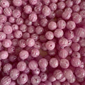 12mm Striped Glitter Beads fit pens - pack of 20